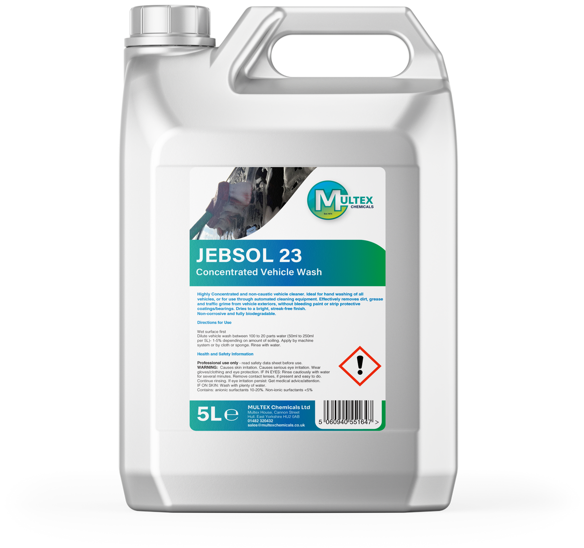 JEBSOL 23 Concentrated Vehicle Wash