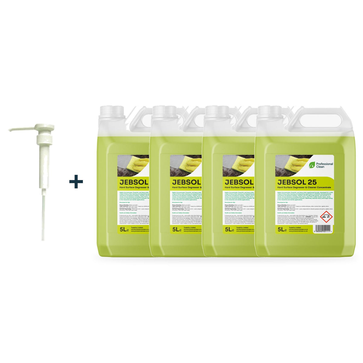 Hard Surface Degreaser & Cleaner Concentrate, JEBSOL 25