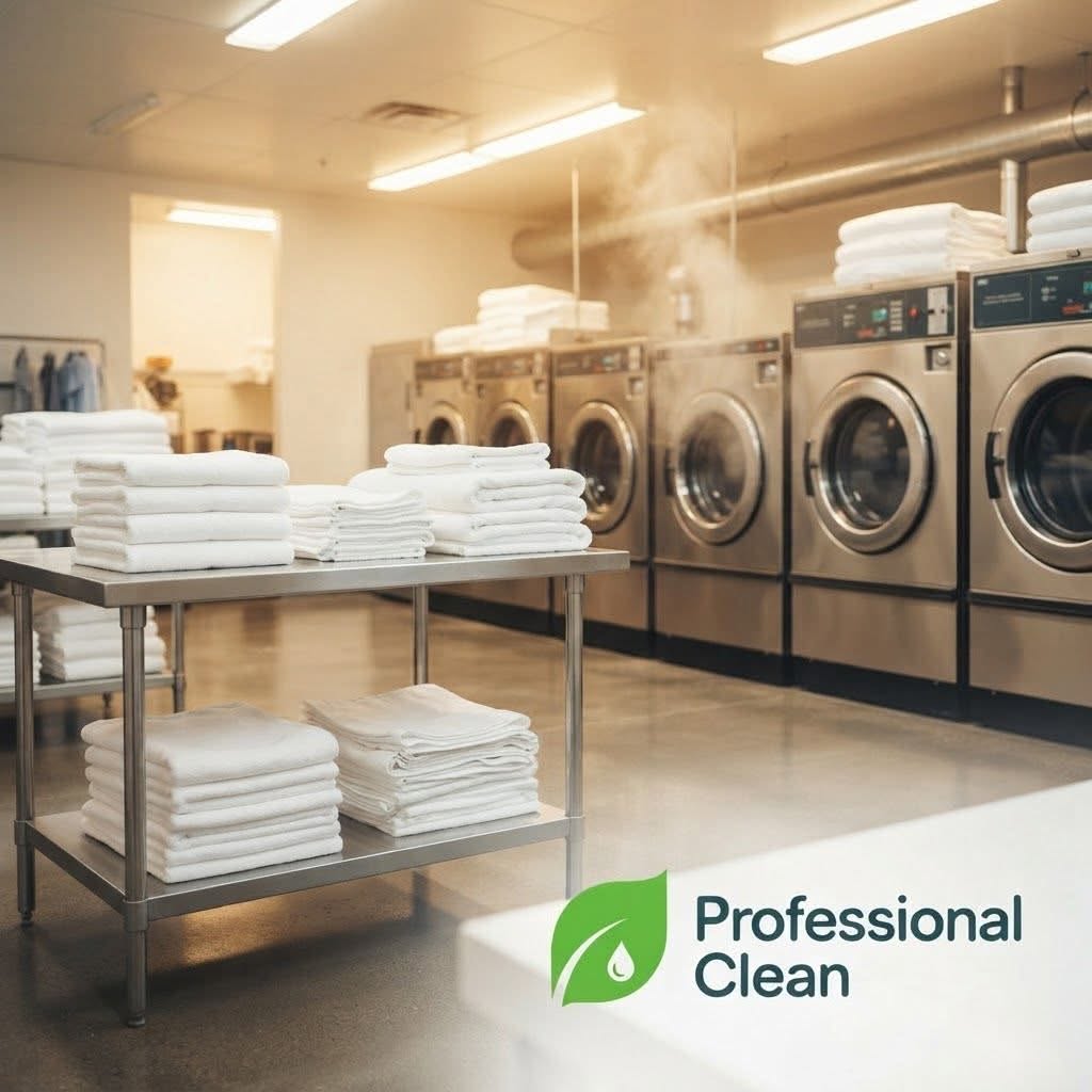 Crisp, fresh linens start with the right chemicals 🧺✨