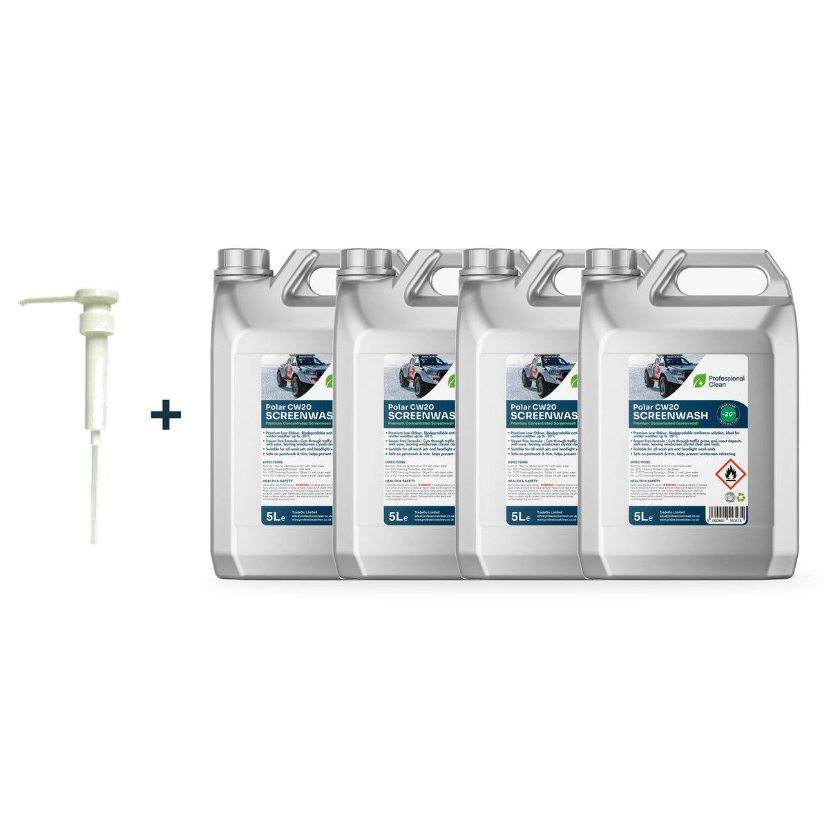 Polar CW20 Concentrated Winter Screen wash (-20°C Freezing Protection)