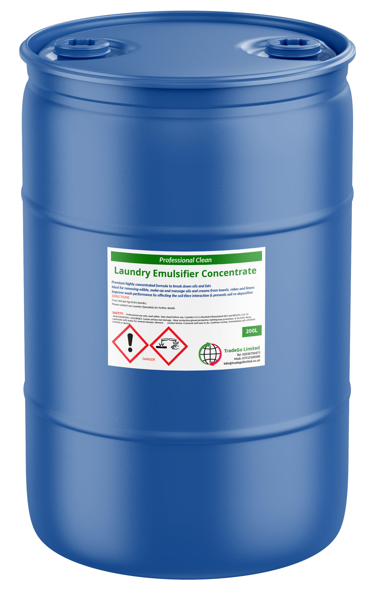 Professional Clean Super Concentrated High Strength Laundry Emulsifier