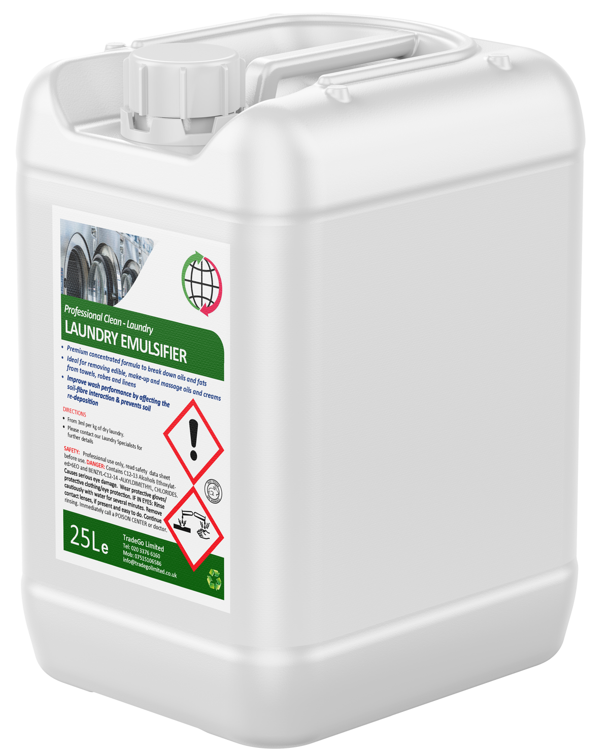 Professional Clean Super Concentrated High Strength Laundry Emulsifier