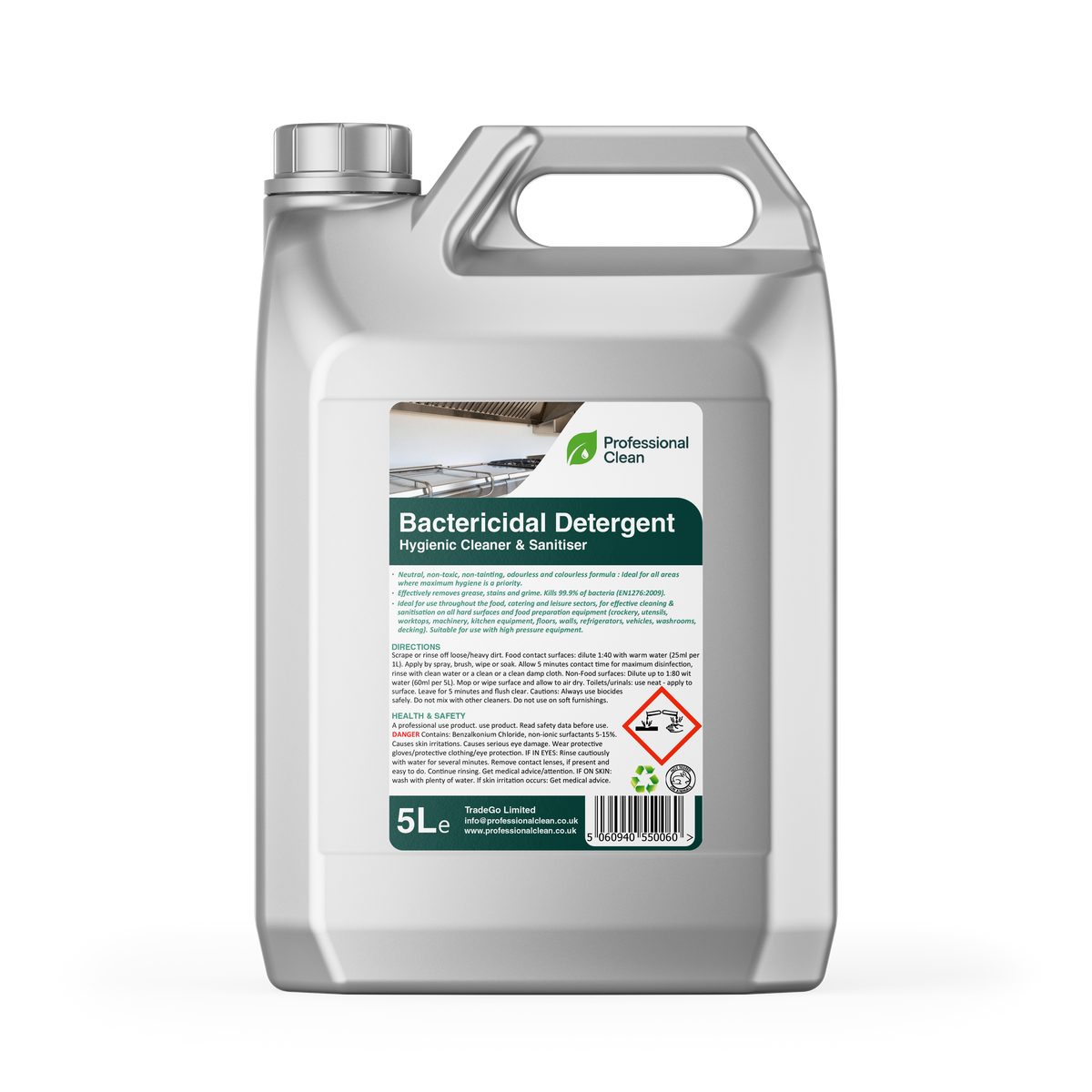 Bactericidal Detergent, Hygienic Cleaning Power Concentrate