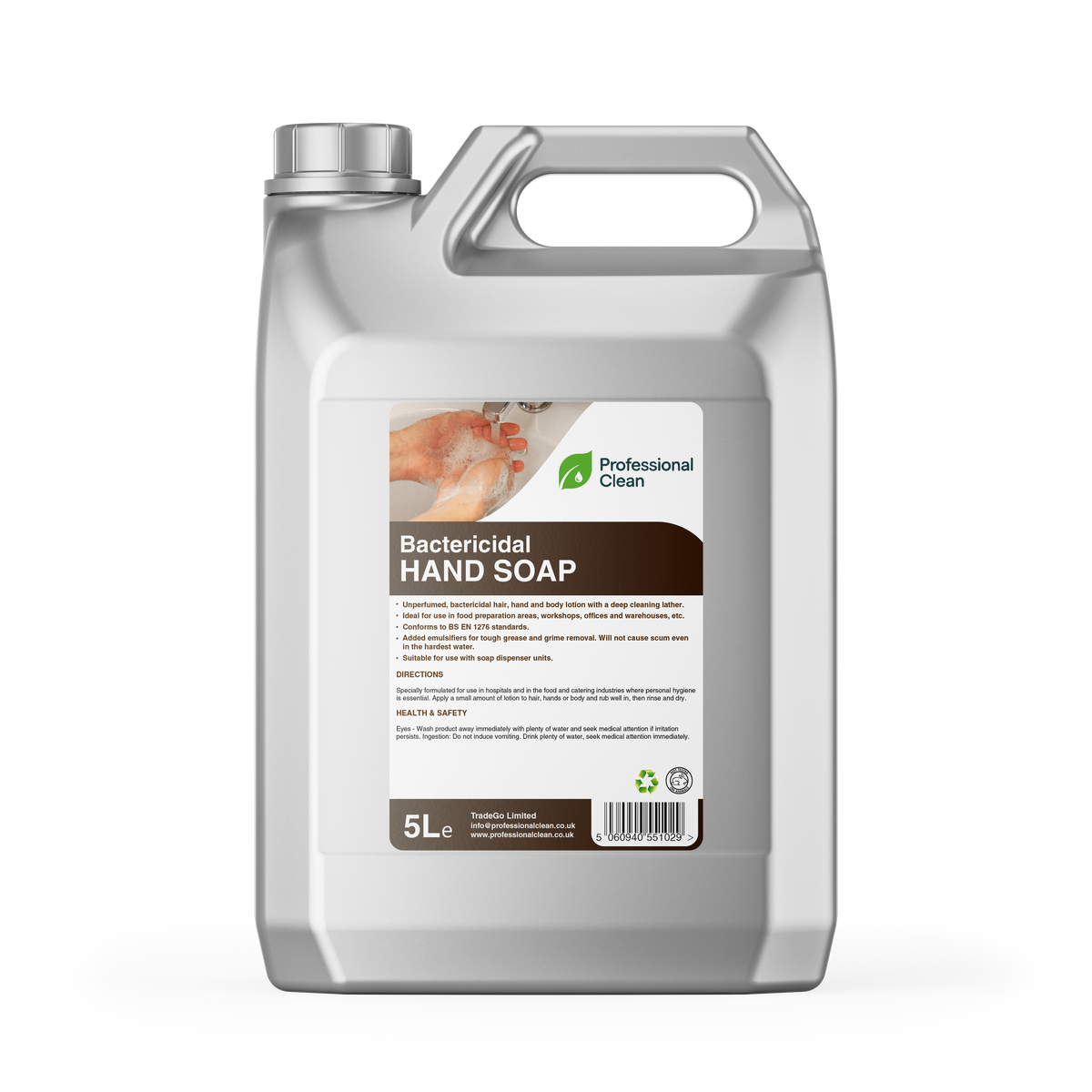 Bactericidal Hand Soap - Skin Friendly & Solvent Free Hand Soap