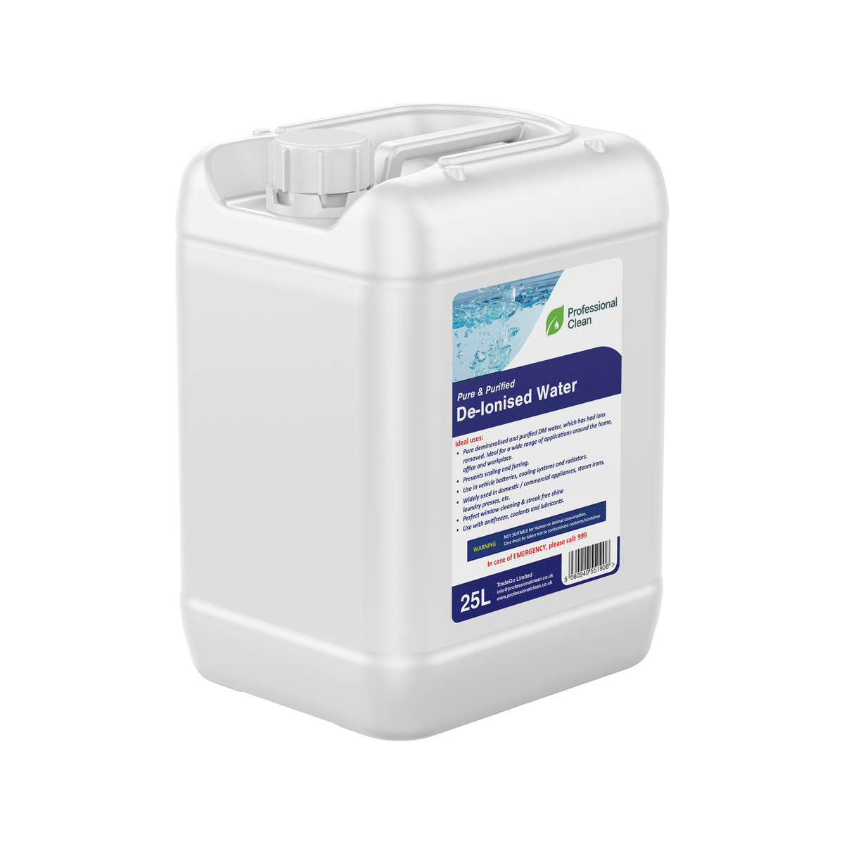 De-Ionised Water