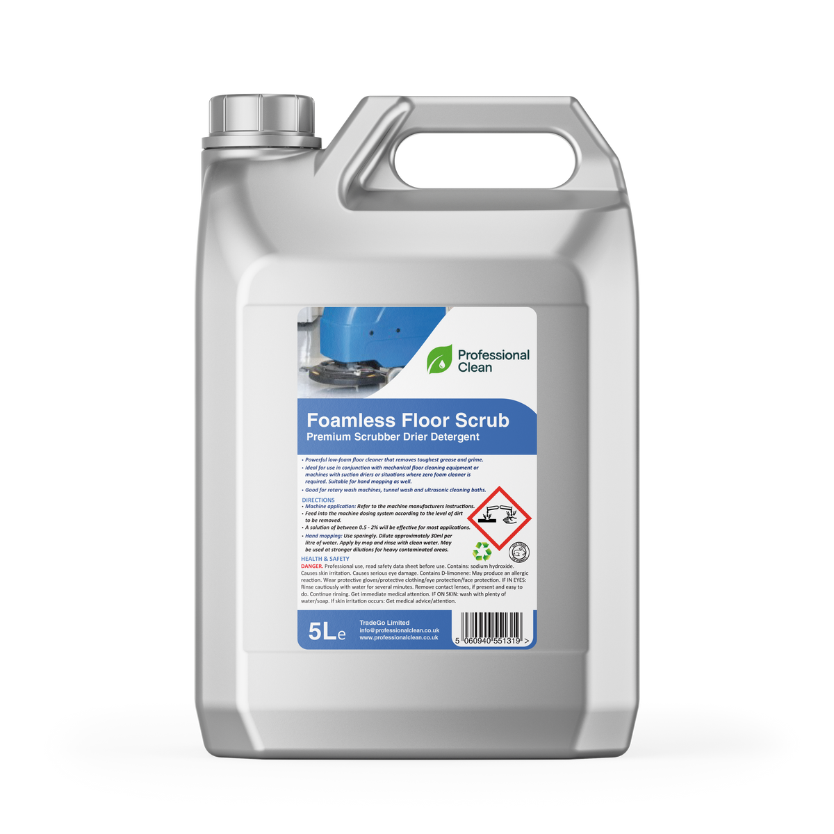 FOAMLESS FLOOR SCRUB