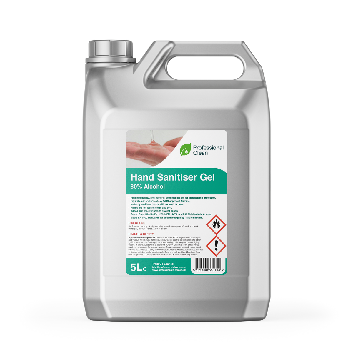 Hand Sanitiser Gel 80% - Alcohol Gel Sanitiser
