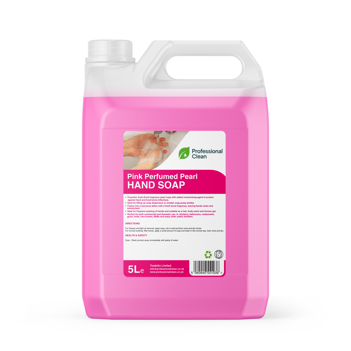 Pink Perfumed Hand Soap - Skin Friendly & Solvent Free Hand Soap