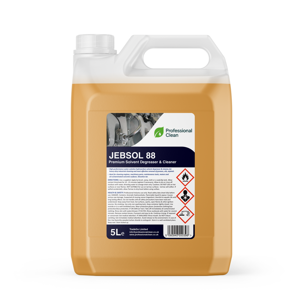 JEBSOL 88 - Hydrocarbon Solvent Degreaser & Cleaner