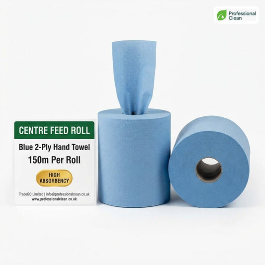 Blue Centre Feed Roll 150m